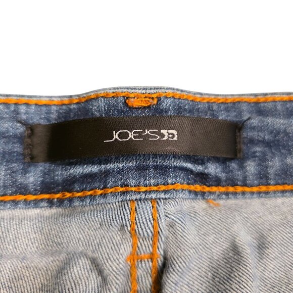 Joe's Jeans The Straight Leg Crop Cuffed Jeans Medium Leslie Wash 31 - Picture 6 of 16